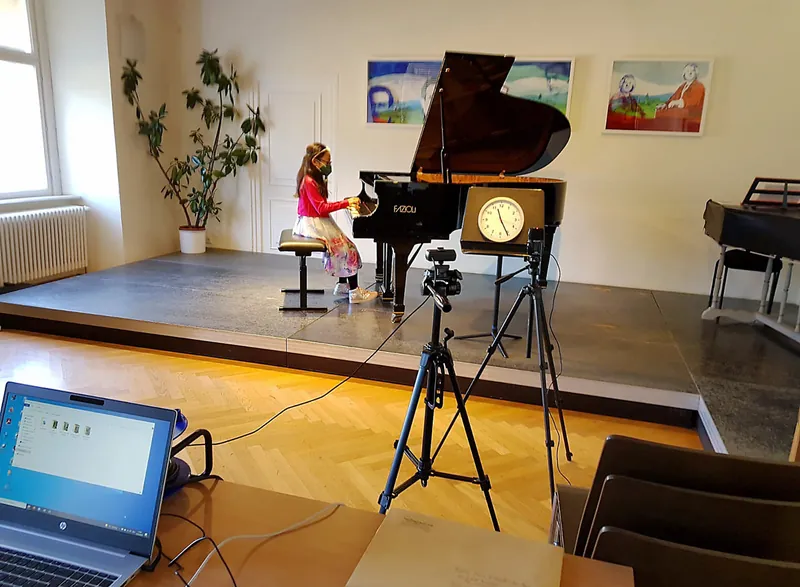 Videoaufnahme in der MS Perchtoldsdorf