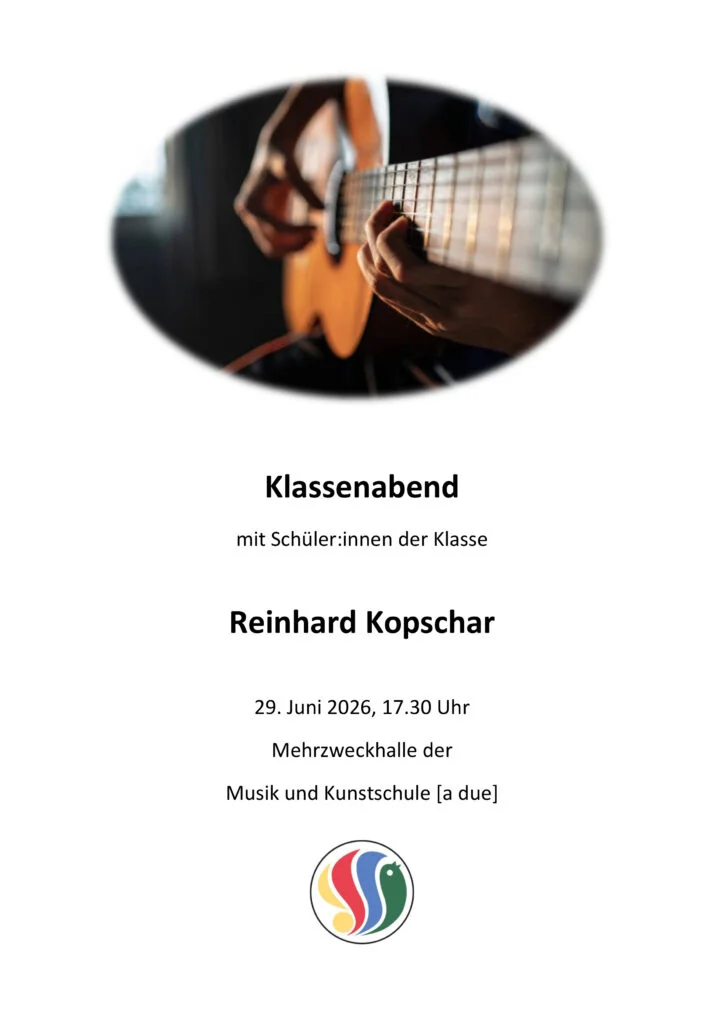 Einladung zum Klassenabend Reinhard Kopschar