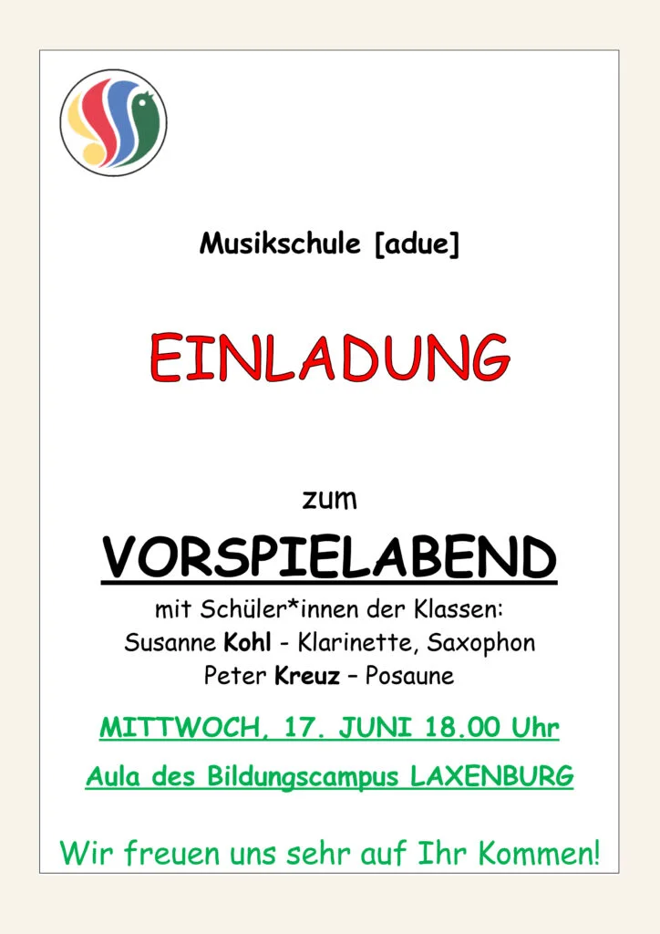 Einladung VorspielabendLax Bie creme Rand